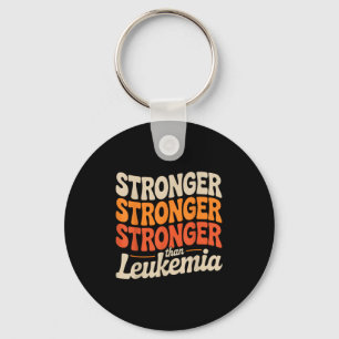 Support Squad Orange Ribbon Leukemia Blood Cancer Sleutelhanger
