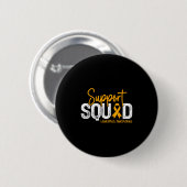 Support Squad Oranje Lintkanker Leukemie Awaren Ronde Button 5,7 Cm (Voorkant /achterkant)