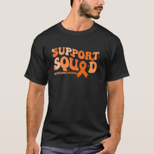 Support Squad Oranje Ribbon Multiple Sclerose AWA T-shirt