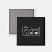Support Squad Oranje Warrior CRPS Awareness 2 Magneet (Voorkant / Achterkant)