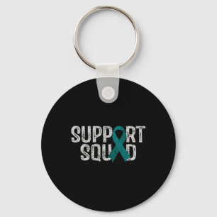 Support Squad Ovariumkankerbewustzijn Comfort Col Sleutelhanger