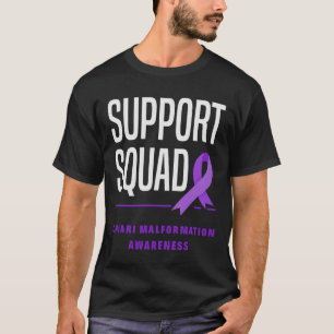 Support Squad Paars Ribbon Chiari Malformation Aw T-shirt