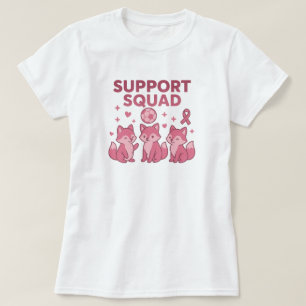Support Squad Pink Ribbon Vossen T-shirt