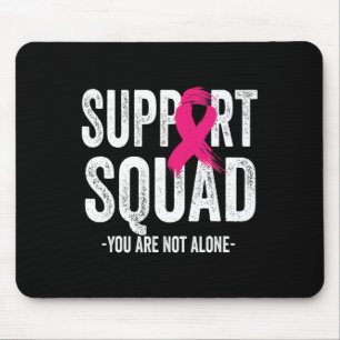 Support Squad Pink Ribbon Warrior Breast Cancer Aw Muismat