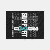 Support Squad Polycystic Nierziekte Fleece Deken (Voorkant (Horizontaal))