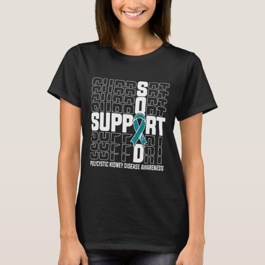 Support Squad Polycystic Nierziekte T-shirt (Voorkant)