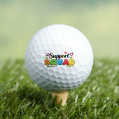 Support Squad - Rainbow Hearts Pride Ally Golfballen (Insitu Shirt)