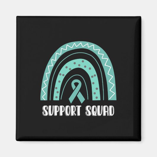 Support Squad Regenboog Polycystische Nierziekte A Magneet (Voorkant)