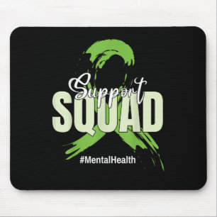 Support Squad Ribbon Geestelijke Gezondheid Bewust Muismat