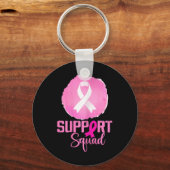 Support Squad Roze Support Squad Borstkanker AWA Sleutelhanger (Voorkant)