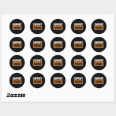 Support Squad RSD CRPS Awareness 1 Ronde Sticker (Vel)
