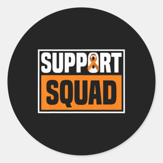 Support Squad RSD CRPS Awareness 1 Ronde Sticker (Voorkant)