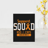 Support Squad RSDCRPS Complex Regionaal Pijn Syndr Kaart (Gele Bloem)