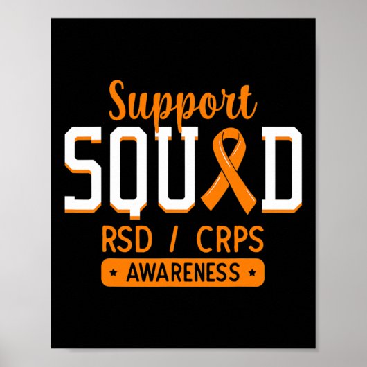 Support Squad RSDCRPS Complex Regionaal Pijn Syndr Poster (Voorkant)