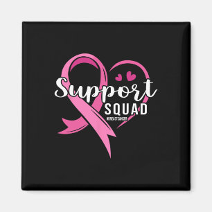 Support Squad Schattige Hart Borstkanker Bewustzij Magneet