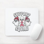 Support Squad Schattigee geesten Borstkanker Bewus Muismat (Met muis)