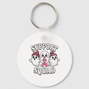 Support Squad Schattigee geesten Borstkanker Bewus Sleutelhanger