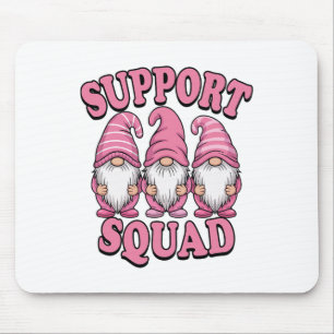 Support Squad Schattigee Roze Gnoom borstkanker Muismat
