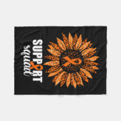 Support Squad Shirt Fleece Deken (Voorkant (Horizontaal))