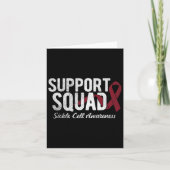 Support Squad Sickle Cell Awareness 5 Kaart (Voorkant)