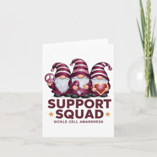 Support Squad Sickle Cell Awareness Month Gnomen S Kaart