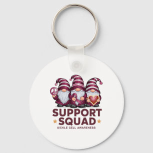 Support Squad Sickle Cell Awareness Month Gnomen S Sleutelhanger