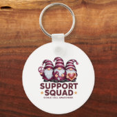 Support Squad Sickle Cell Awareness Month Gnomen S Sleutelhanger (Voorkant)