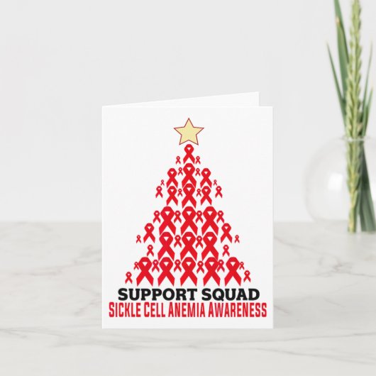 Support Squad Sikkelcelanemie Awareness Tree RI Kaart (Voorkant)