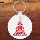Support Squad Sikkelcelanemie Awareness Tree RI Sleutelhanger (Voorkant)