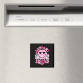 Support Squad Smile Gezicht Borstkanker Bewustzijn Magneet (Insitu (Vaatwasser))