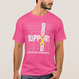 Support Squad Spina Bifida-bewustzijn T-shirt