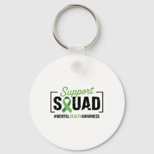 Support Squad Sunflower Hair Mental Health Awarene Sleutelhanger
