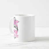 Support Squad Team Breast Cancer Awareness Warrior Koffiemok (Voorkant links)