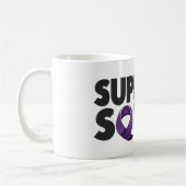 Support Squad Testiculaire Kanker Bewustzijn Koffiemok (Links)