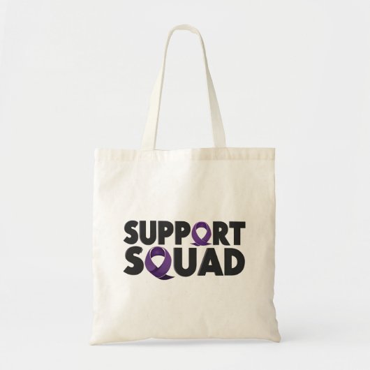 Support Squad Testiculaire Kanker Bewustzijn Tote Bag (Voorkant)