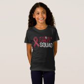Support Squad Throat Head & Neck Cancer Awareness T-shirt (Voorkant volledig)