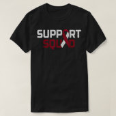 Support Squad Throat oral Head & Neck Cancer Awar T-shirt (Design voorkant)