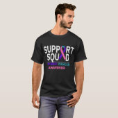 Support Squad Thyroid Cancer Awareness Month Ribbo T-shirt (Voorkant volledig)