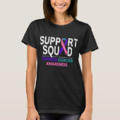Support Squad Thyroid Cancer Awareness Month Ribbo T-shirt (Voorkant)