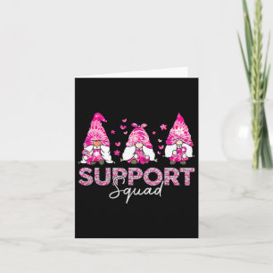 Support Squad Tie Dye Gnome Borstkanker Awarenes Kaart