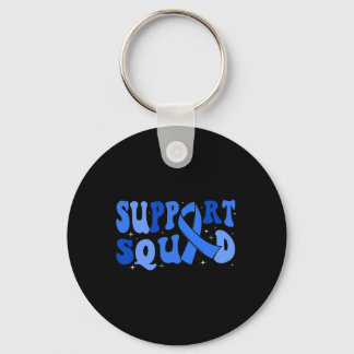 Support Squad Type 1 Diabetes Awareness T1D Blue R Sleutelhanger