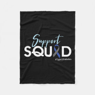 Support Squad - Type 1 diabetes Fleece Deken