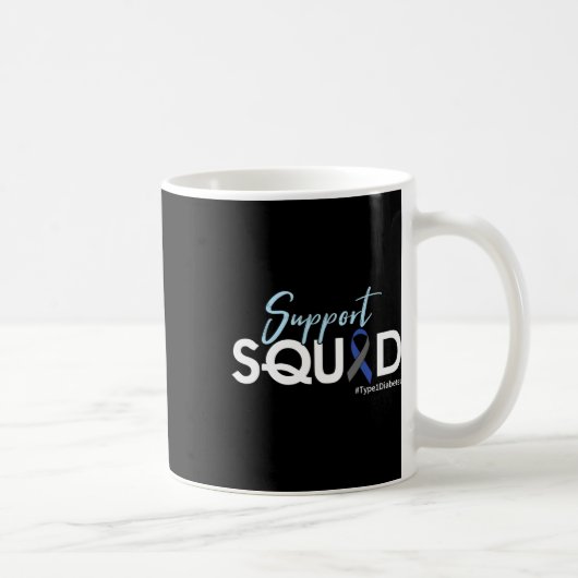 Support Squad - Type 1 diabetes Koffiemok (Rechts)