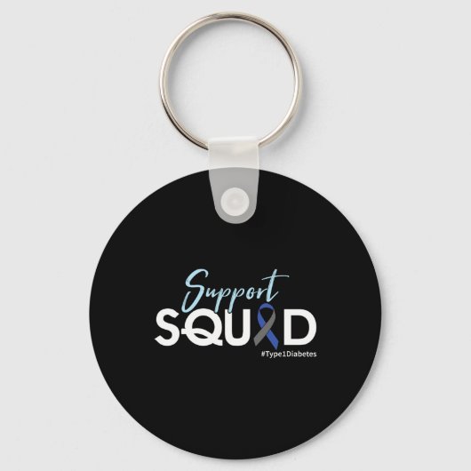 Support Squad - Type 1 diabetes Sleutelhanger (Voorkant)
