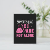 Support Squad U bent niet alleen Briefkaart (Staand voorkant)