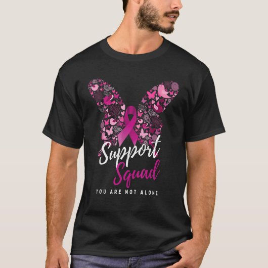 Support Squad U bent niet alleen een vlinder T-shirt (Voorkant)