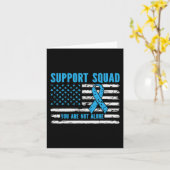 Support Squad U bent niet alleen Kaart (Gele Bloem)