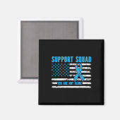 Support Squad U bent niet alleen Magneet (Voorkant / Achterkant)