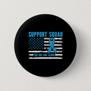 Support Squad U bent niet alleen Ronde Button 5,7 Cm