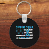 Support Squad U bent niet alleen Sleutelhanger (Voorkant)